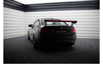 Carbon Spoiler With External Brackets Uprights + LED BMW M2 F87 / 2 / 2 M-Pack F22