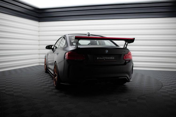 Carbon Αεροτομή Με Εξωτερικές Βάσεις + LED BMW M2 F87 / 2 / 2 M-Pack F22