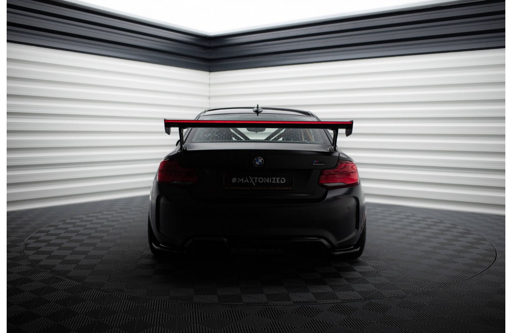 Carbon Spoiler With External Brackets Uprights + LED BMW M2 F87 / 2 / 2 M-Pack F22 Carbon Spoiler With External Brackets Uprights + LED BMW M2 F87 / 2 / 2 M-Pack F22