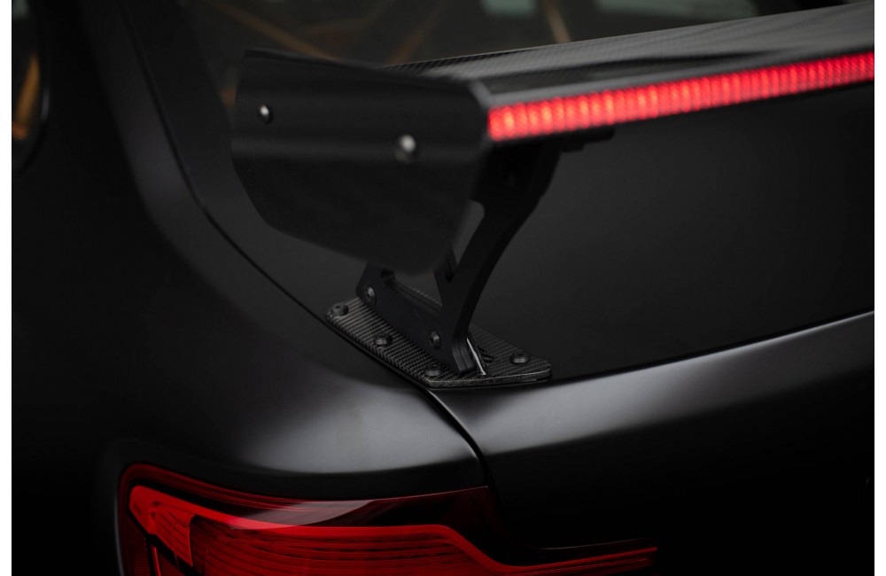 Carbon Spoiler With External Brackets Uprights + LED BMW M2 F87 / 2 / 2 M-Pack F22 Carbon Spoiler With External Brackets Uprights + LED BMW M2 F87 / 2 / 2 M-Pack F22