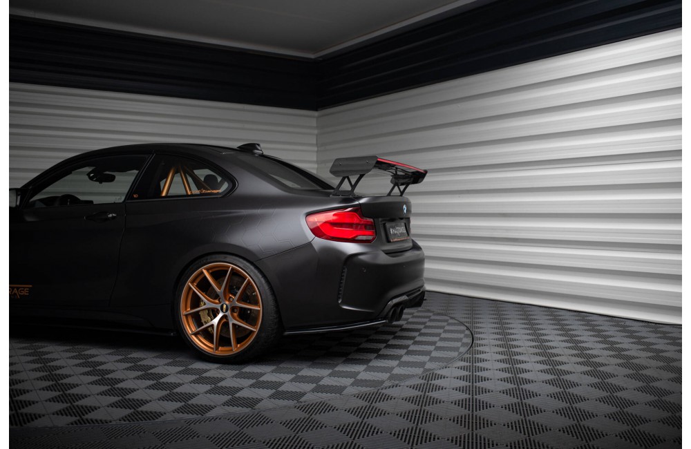 Carbon Spoiler With External Brackets Uprights + LED BMW M2 F87 / 2 / 2 M-Pack F22 Carbon Spoiler With External Brackets Uprights + LED BMW M2 F87 / 2 / 2 M-Pack F22