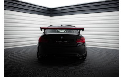 Carbon Spoiler With External Brackets Uprights + LED BMW M2 F87 / 2 / 2 M-Pack F22