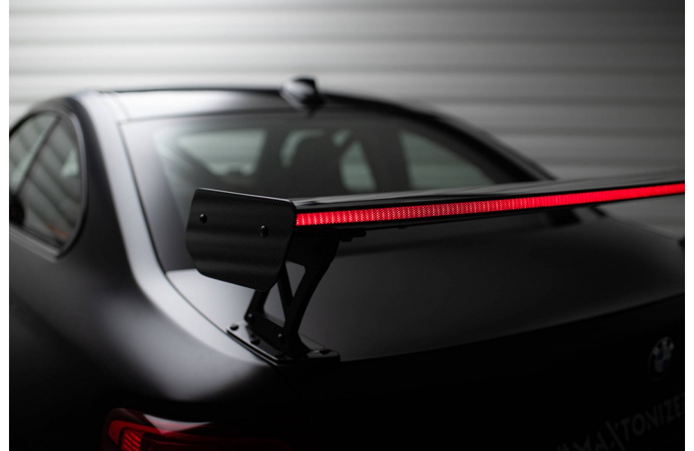 Carbon Spoiler With External Brackets Uprights + LED BMW M2 F87 / 2 / 2 M-Pack F22 Carbon Spoiler With External Brackets Uprights + LED BMW M2 F87 / 2 / 2 M-Pack F22