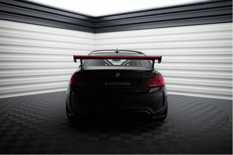 Carbon Αεροτομή Με Εξωτερικές Βάσεις + LED BMW M2 F87 / 2 / 2 M-Pack F22