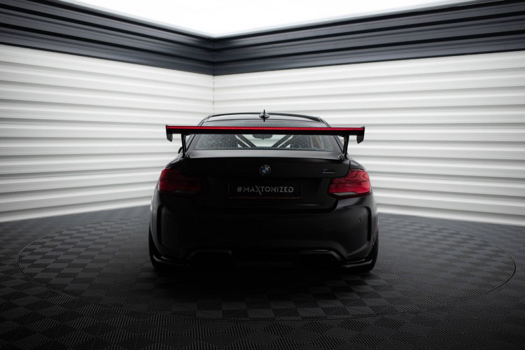 Carbon Αεροτομή Με Εξωτερικές Βάσεις + LED BMW M2 F87 / 2 / 2 M-Pack F22
