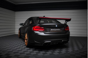 Carbon Spoiler With External Brackets Uprights + LED BMW M2 F87 / 2 / 2 M-Pack F22 Carbon Spoiler With External Brackets Uprights + LED BMW M2 F87 / 2 / 2 M-Pack F22