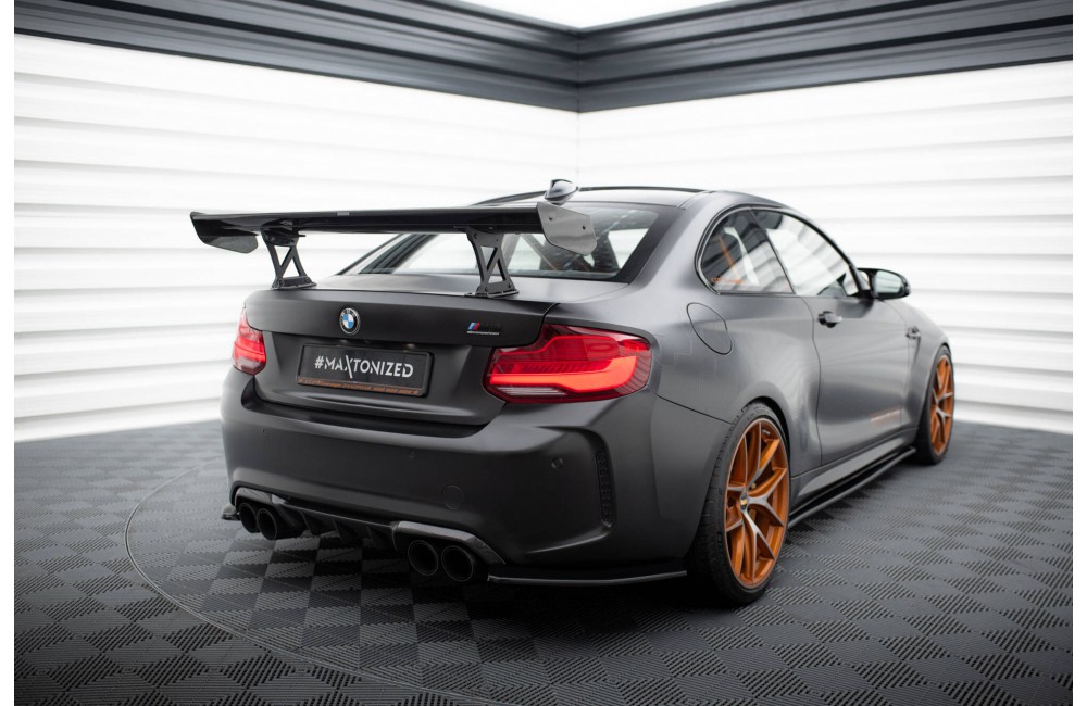 Carbon Spoiler With Internal Brackets Uprights BMW M2 F87 / 2 / 2 M-Pack F22 Carbon Spoiler With Internal Brackets Uprights BMW M2 F87 / 2 / 2 M-Pack F22