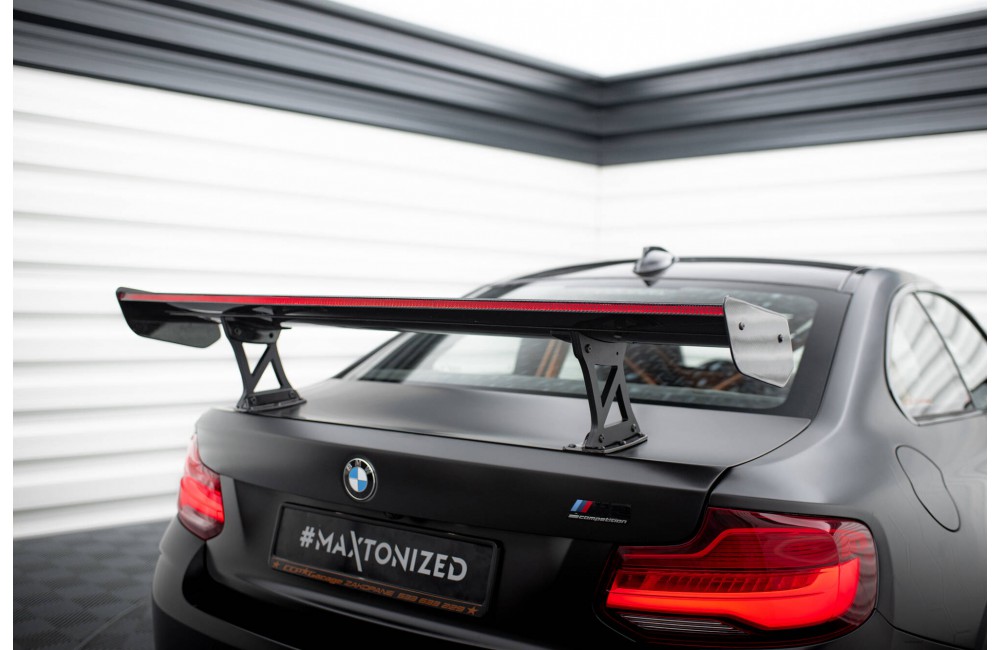Carbon Spoiler With Internal Brackets Uprights + LED BMW M2 F87 / 2 / 2 M-Pack F22 Carbon Spoiler With Internal Brackets Uprights + LED BMW M2 F87 / 2 / 2 M-Pack F22