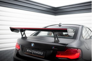 Carbon Spoiler With Internal Brackets Uprights + LED BMW M2 F87 / 2 / 2 M-Pack F22 Carbon Spoiler With Internal Brackets Uprights + LED BMW M2 F87 / 2 / 2 M-Pack F22