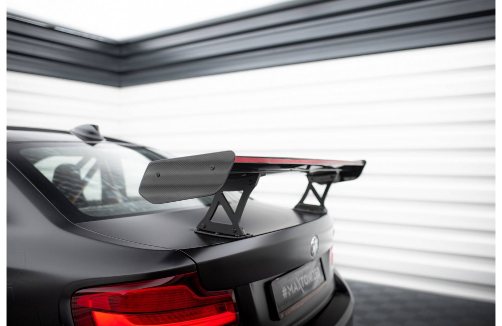 Carbon Spoiler With Internal Brackets Uprights + LED BMW M2 F87 / 2 / 2 M-Pack F22 Carbon Spoiler With Internal Brackets Uprights + LED BMW M2 F87 / 2 / 2 M-Pack F22