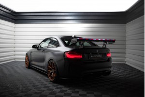 Carbon Spoiler With Internal Brackets Uprights + LED BMW M2 F87 / 2 / 2 M-Pack F22 Carbon Spoiler With Internal Brackets Uprights + LED BMW M2 F87 / 2 / 2 M-Pack F22
