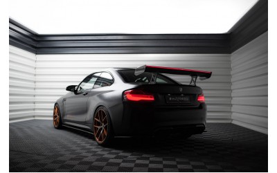 Carbon Spoiler With Internal Brackets Uprights + LED BMW M2 F87 / 2 / 2 M-Pack F22