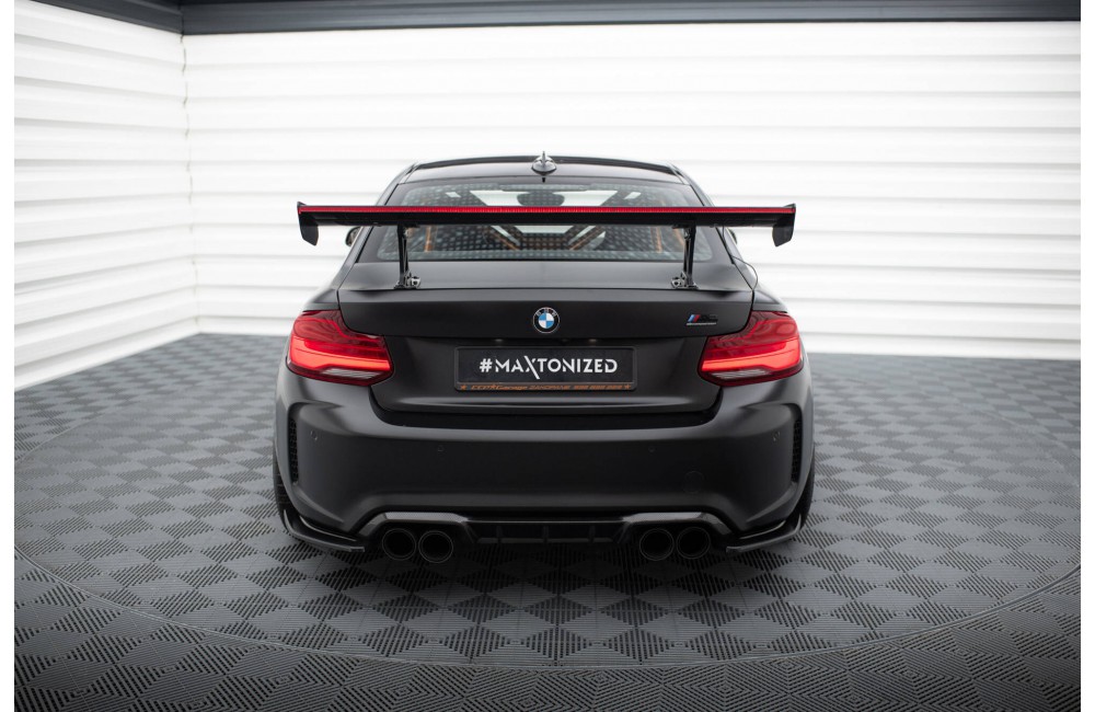 Carbon Spoiler With Internal Brackets Uprights + LED BMW M2 F87 / 2 / 2 M-Pack F22 Carbon Spoiler With Internal Brackets Uprights + LED BMW M2 F87 / 2 / 2 M-Pack F22