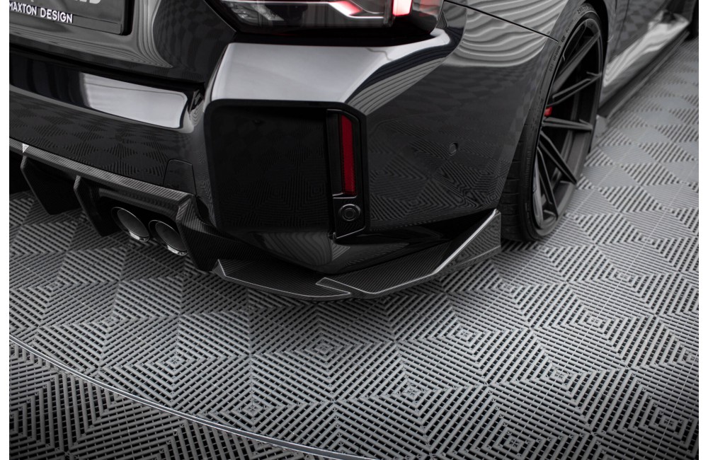 Prepreg Carbon Fiber Rear Side Splitters BMW M2 G87 Prepreg Carbon Fiber Rear Side Splitters BMW M2 G87