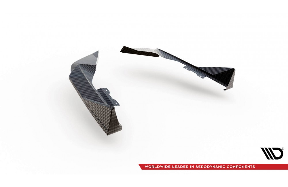 Prepreg Carbon Fiber Rear Side Splitters BMW M2 G87 Prepreg Carbon Fiber Rear Side Splitters BMW M2 G87