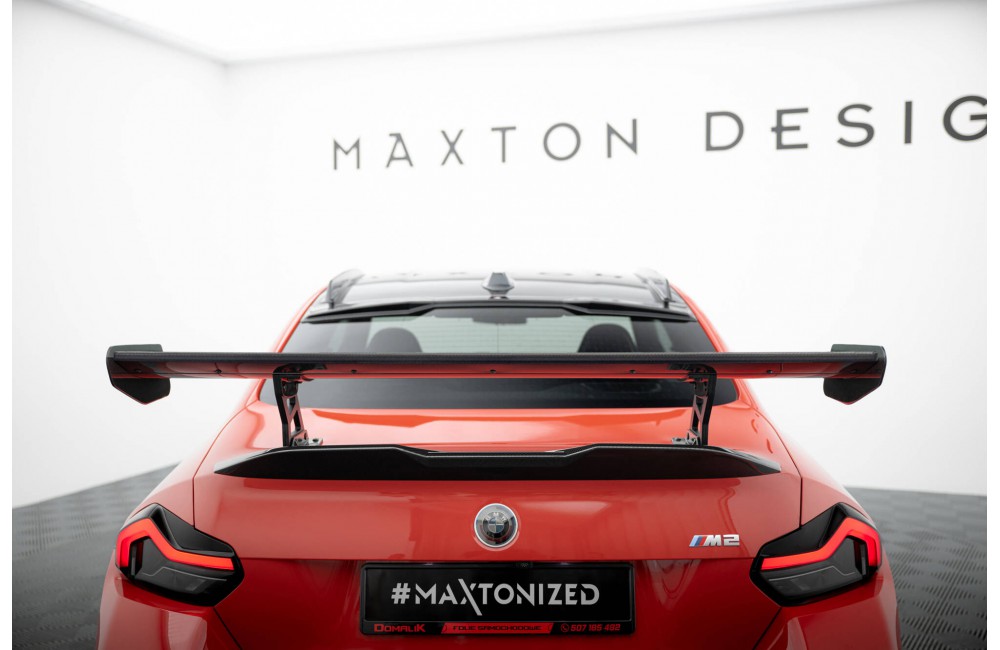 Carbon Spoiler With Internal Brackets Uprights BMW M2 G87 Carbon Spoiler With Internal Brackets Uprights BMW M2 G87