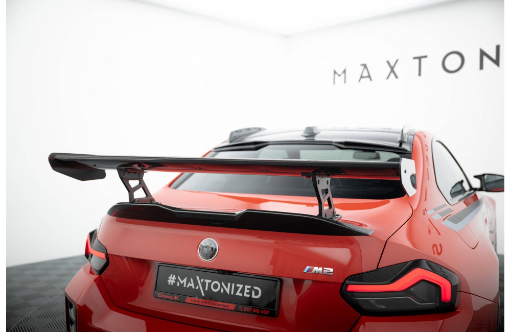 Carbon Spoiler With Internal Brackets Uprights BMW M2 G87 Carbon Spoiler With Internal Brackets Uprights BMW M2 G87