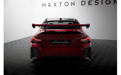 Carbon Spoiler With Internal Brackets Uprights + LED BMW M2 G87