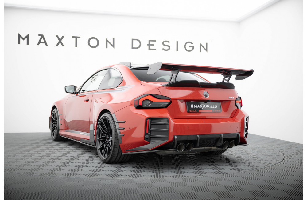 Carbon Spoiler With Internal Brackets Uprights + LED BMW M2 G87 Carbon Spoiler With Internal Brackets Uprights + LED BMW M2 G87