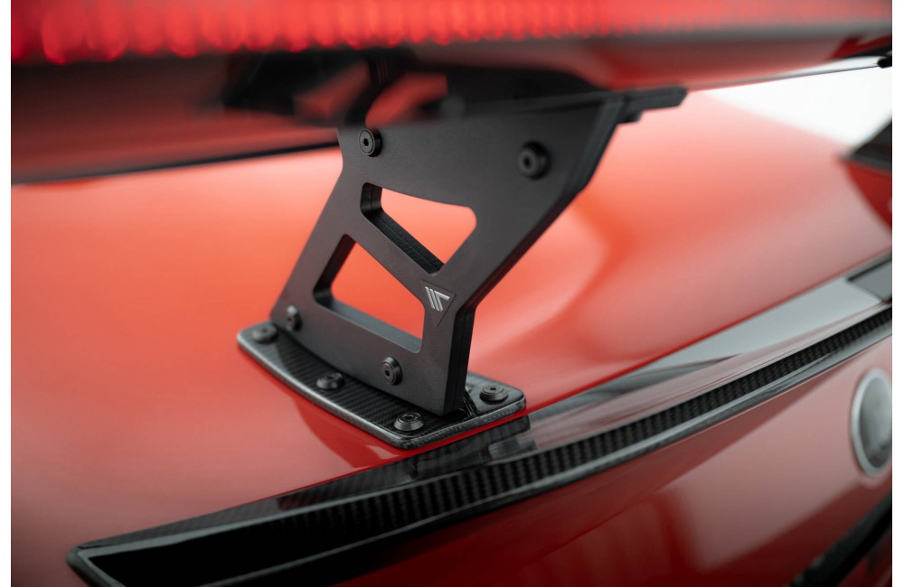 Carbon Spoiler With Internal Brackets Uprights + LED BMW M2 G87 Carbon Spoiler With Internal Brackets Uprights + LED BMW M2 G87
