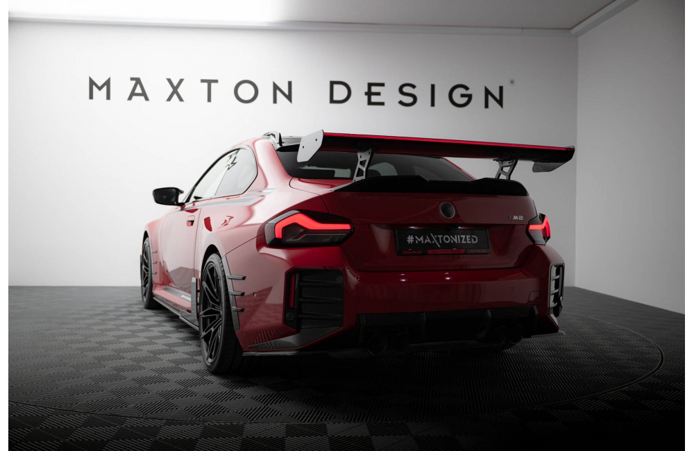 Carbon Spoiler With Internal Brackets Uprights + LED BMW M2 G87 Carbon Spoiler With Internal Brackets Uprights + LED BMW M2 G87