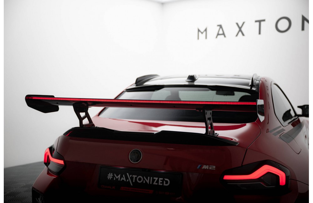 Carbon Spoiler With Internal Brackets Uprights + LED BMW M2 G87 Carbon Spoiler With Internal Brackets Uprights + LED BMW M2 G87