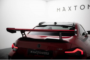 Carbon Spoiler With Internal Brackets Uprights + LED BMW M2 G87 Carbon Spoiler With Internal Brackets Uprights + LED BMW M2 G87