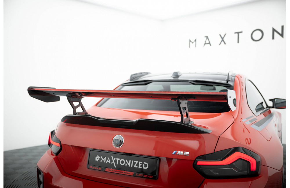 Carbon Spoiler With Internal Brackets Uprights + LED BMW M2 G87 Carbon Spoiler With Internal Brackets Uprights + LED BMW M2 G87