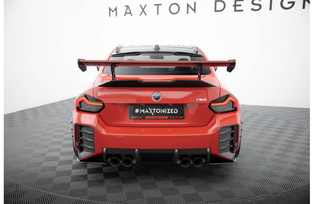 Carbon Spoiler With Internal Brackets Uprights + LED BMW M2 G87 Carbon Spoiler With Internal Brackets Uprights + LED BMW M2 G87