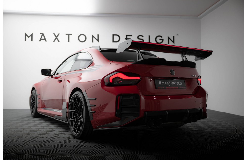 Carbon Spoiler With Upper Swan Mounting + LED BMW M2 G87 Carbon Spoiler With Upper Swan Mounting + LED BMW M2 G87