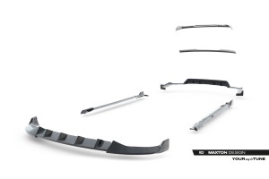 Set of Prepreg Carbon Fiber Splitters BMW X5 M-Pack G05 