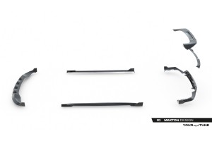 Set of Prepreg Carbon Fiber Splitters BMW X5 M-Pack G05 