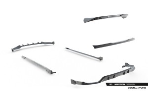 Set of Prepreg Carbon Fiber Splitters BMW X5 M-Pack G05 