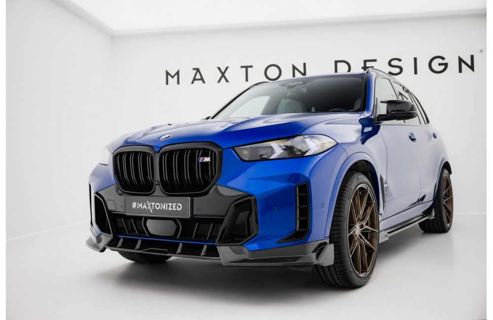 Set of Prepreg Carbon Fiber Splitters BMW X5 M-Pack G05 Facelift