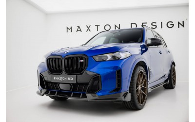 Set of Prepreg Carbon Fiber Splitters BMW X5 M-Pack G05 Facelift