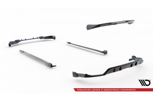 Set of Prepreg Carbon Fiber Splitters BMW X5 M-Pack G05 Facelift