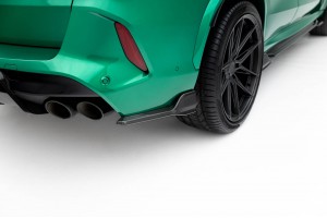 Prepreg Carbon Fiber Rear Side Splitters BMW X5 M F95 Facelift Prepreg Carbon Fiber Rear Side Splitters BMW X5 M F95 Facelift