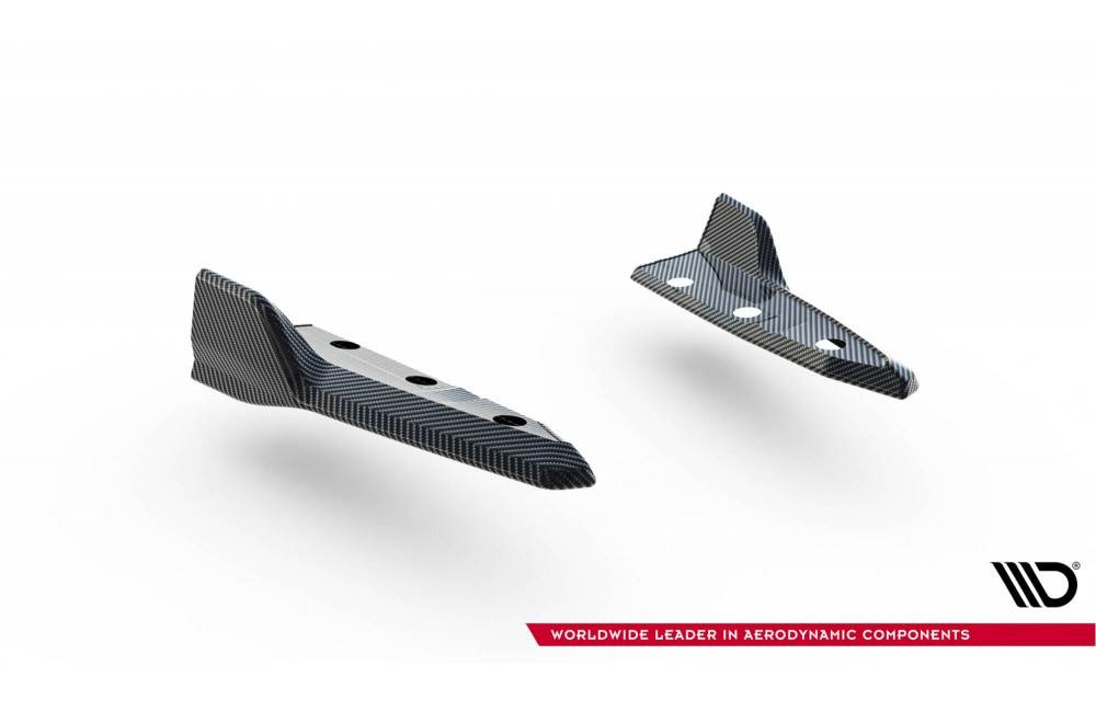 Prepreg Carbon Fiber Rear Side Splitters BMW X5 M F95 Facelift Prepreg Carbon Fiber Rear Side Splitters BMW X5 M F95 Facelift