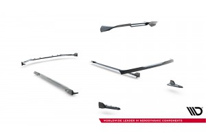 Set of Prepreg Carbon Fiber Splitters BMW X5 M F95 Facelift