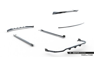 Set of Prepreg Carbon Splitters BMW X7 M-Pack G07 