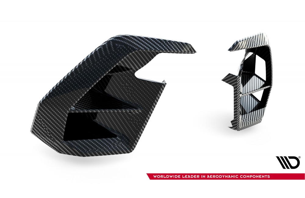 Prepreg Carbon Front Bumper Side Vents BMW X7 M-Pack G07 Facelift