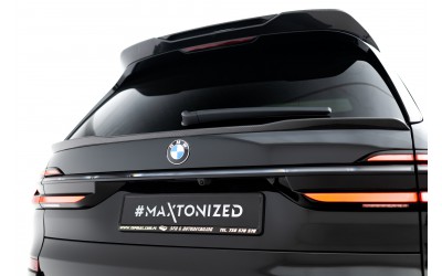 Prepreg Carbon Fiber Tailgate Spoiler (Lower) BMW X7 M-Pack G07 Facelift