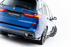 Karbonowy Dyfuzor Tylny Prepreg BMW X7 M-Pack G07 / G07 Facelift (wersja z hakiem)