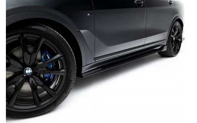 Prepreg Carbon Fiber Side Skirts BMW X7 M-Pack G07 Facelift
