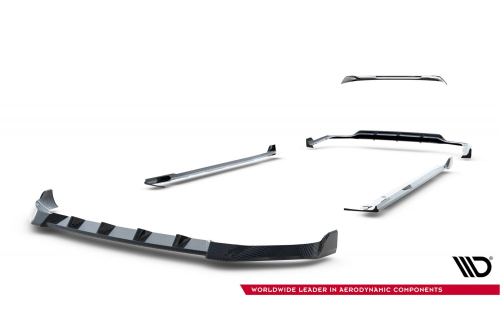 Set of Prepreg Carbon Splitters V.1 BMW X7 M-Pack G07 Facelift