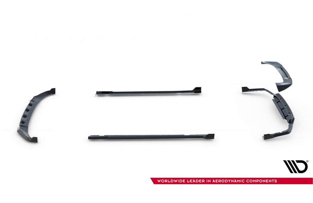Set of Prepreg Carbon Splitters V.1 BMW X7 M-Pack G07 Facelift