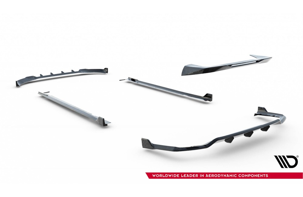 Set of Prepreg Carbon Splitters V.1 BMW X7 M-Pack G07 Facelift