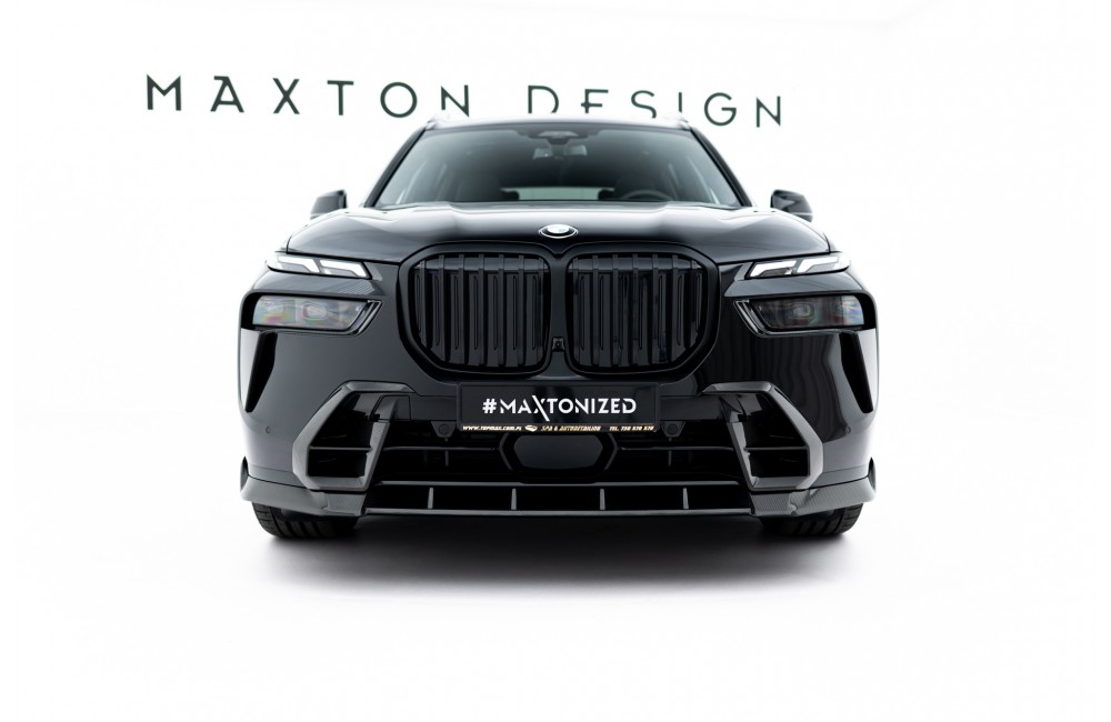 Set of Prepreg Carbon Splitters V.2 BMW X7 M-Pack G07 Facelift