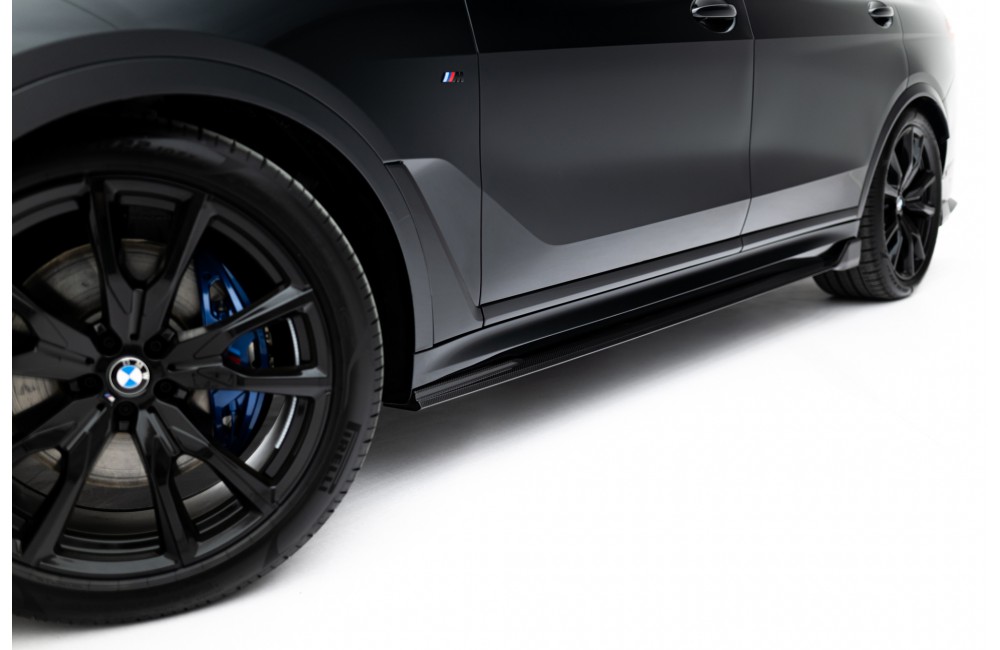Set of Prepreg Carbon Splitters V.2 BMW X7 M-Pack G07 Facelift
