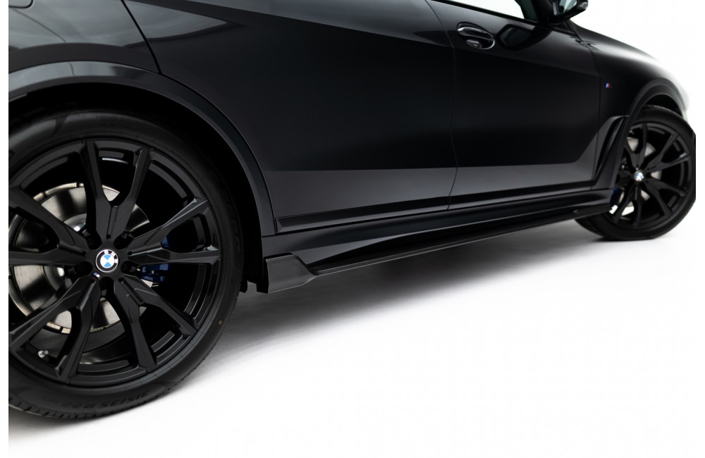 Set of Prepreg Carbon Splitters V.2 BMW X7 M-Pack G07 Facelift